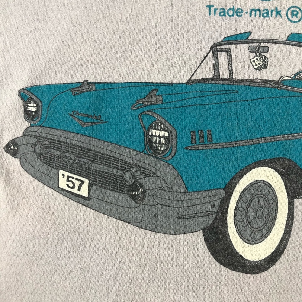 Coca Cola 57 Chevrolet Bel Air Car Chevy Coke Tee - Picture 4 of 7